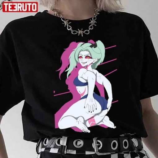 Sexy Demon Face Rebecca Cyberpunk Tee Shirt