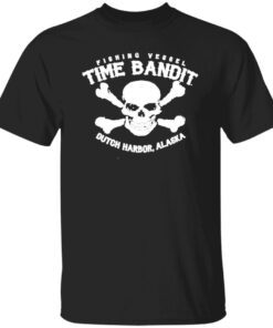 Skull fishing vessel time bandit Dutch harbor alaska Tee shirt