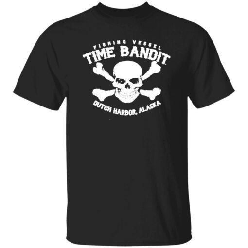 Skull fishing vessel time bandit Dutch harbor alaska Tee shirt