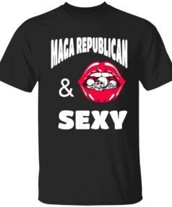 Skull maga republican and sexy Tee shirt