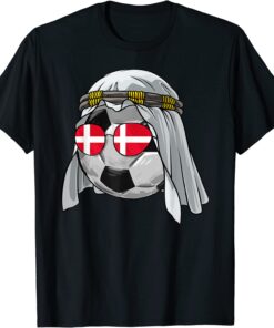 Soccer Denmark Jersey Danish Football Fans 2022 Tee Shirt