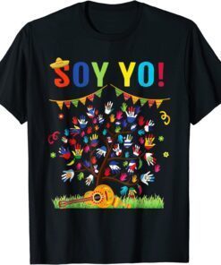 Soy Yo National Hispanic Heritage Month Latin Flags Tree Tee Shirt