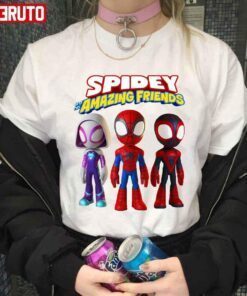 Spidey And His Amazing Friends Spider Family Tee Shirt