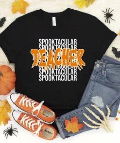 Spooktacular Teacher Halloween Tee Shirt