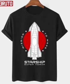 Starship Sn24 Mission To Mars Space Rocket Launch Classic Shirt