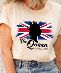 The Queen RIP 1926 - 2022 Majesty The Queen Elizabeth II Tee Shirt