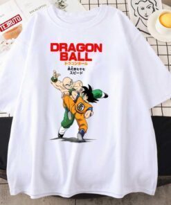 Tien Shinhan Vs Son Goku Dragon Ball Manga Cover Art Tee shirt