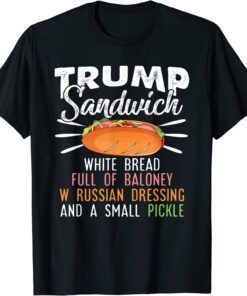 Trump Sandwich Anti Trump Lock Him in Prison 2024 Hate Trump Tee Shirt