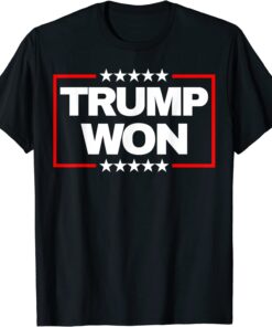 Trump Won _ Pro Freedom _ Anti Harris And Biden Protest Tee Shirt