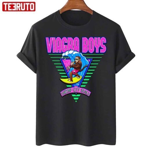 Viagra Boys Shrimp City Beach Tee Shirt