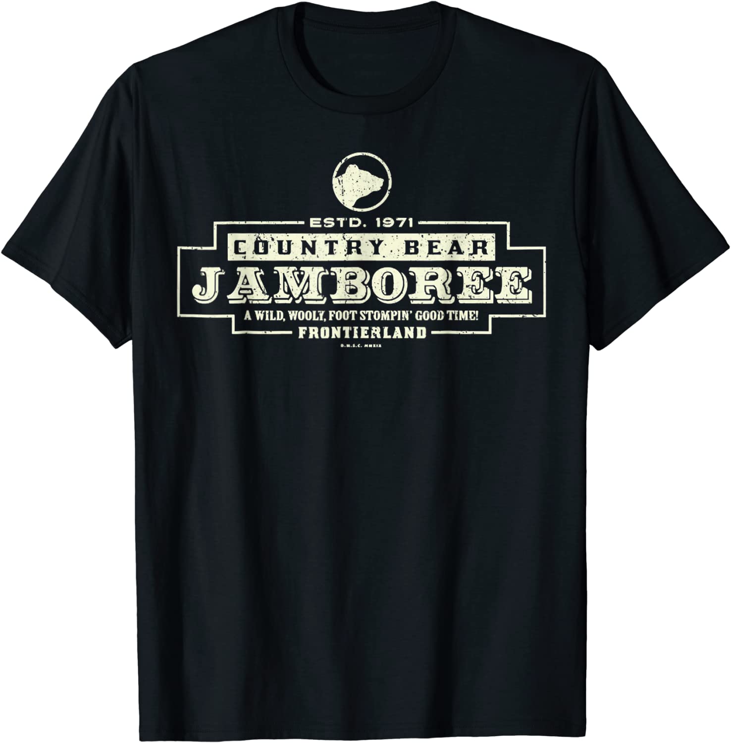 Vintage Classic Country Bear Jamboree Theme Park Series Tee Shirt ...