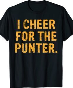 Vintage I Cheer For The Punter Tee Shirt