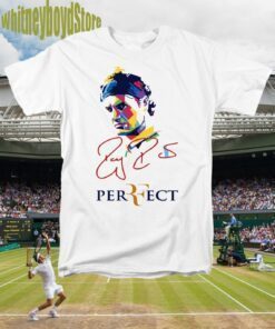 Vintage Roger Federer Signature Tee Shirt