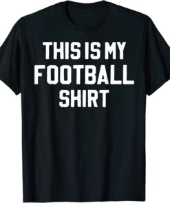 Vintage This Is My Football Game Day Season Tee Shirt