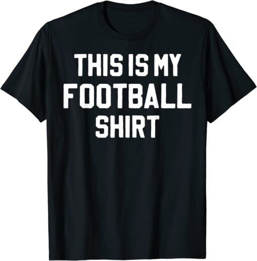 Vintage This Is My Football Game Day Season Tee Shirt