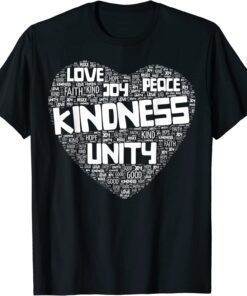 Vintage Unity Day Orange Solidarity Kindness On Heart Anti Tee Shirt