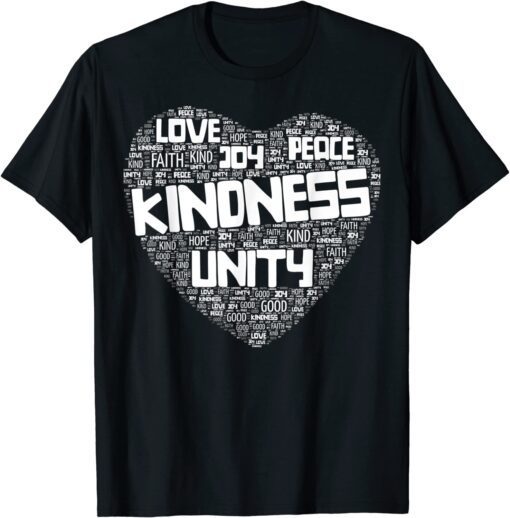 Vintage Unity Day Orange Solidarity Kindness On Heart Anti Tee Shirt