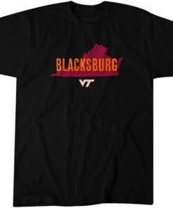 Virginia Tech Hokies Hometown Blacksburg Tee Shirt