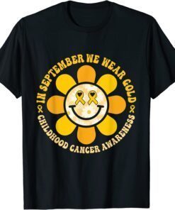 Wear Gold Childhood Cancer Awareness Warrior Fight Hippie Classic Shirt