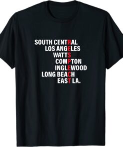West Side RESPECT Los Angeles Watts Compton Long Beach Tee Shirt