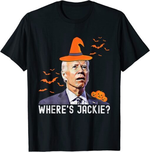 Where's Jackie Anti Biden Confused Graphic T-Shirt