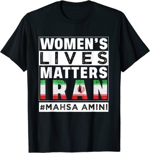 Women rights life freedom mahsa amini IRAN #MAHSAAMIN Tee Shirt