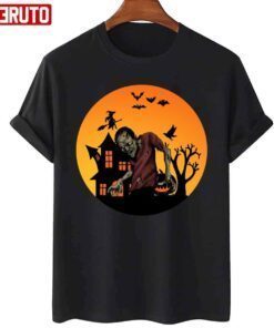 Zombie Wes Freed Witch Halloween Tee Shirt