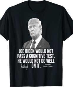 president donald trump anti joe biden idiot pro trump Tee Shirt