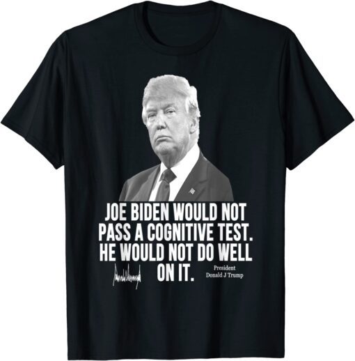 president donald trump anti joe biden idiot pro trump Tee Shirt