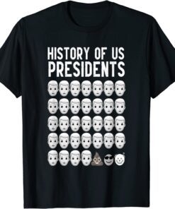 republican anti joe biden History Of USA clown Presidents Tee Shirt