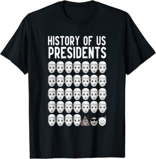 republican anti joe biden History Of USA clown Presidents Tee Shirt