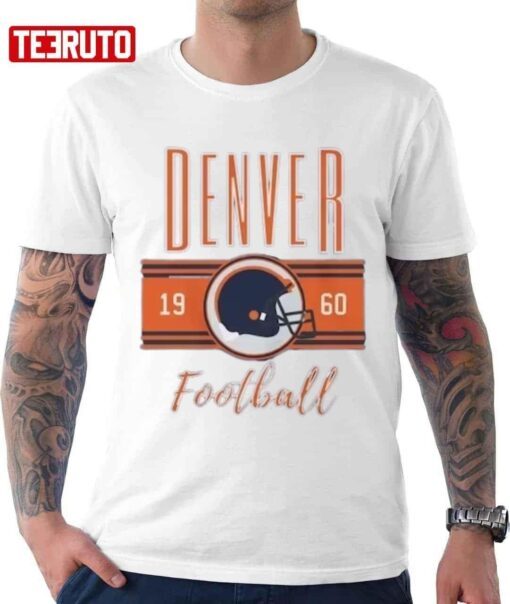 1960 Denver Broncos Football Tee Shirt