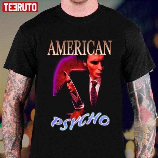 90 Vintage American Psycho Graphic Tee shirt