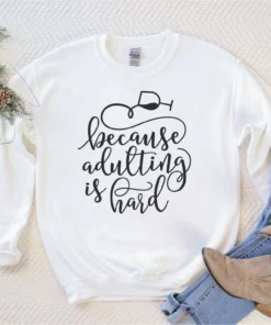 Adulting is Hard Christmas Tee Shirt