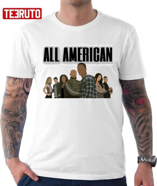 All American Cast Minimalist Art T-shirt