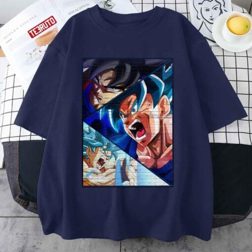 Anime Dbz Character Goku Ultra Instinct Form B Dragon Ball T-shirt