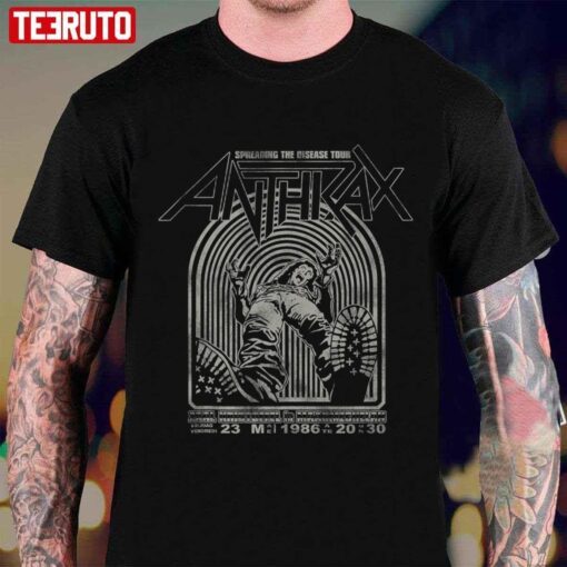 Anthrax Spreading The Disease Tee shirt