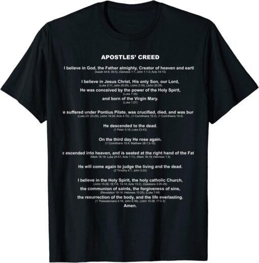 Apostles' Creed Tee Shirt