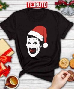 Art Christmas Terrifier Santa Tee Shirt