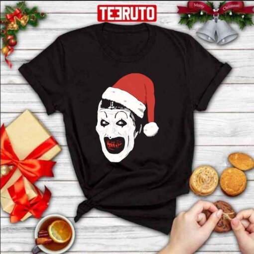 Art Christmas Terrifier Santa Tee Shirt