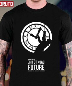 Back To The Future Doc Brown & The Clock Tower Tee shirt