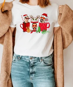Bad Bunny Christmas Coffee Tee Shirt