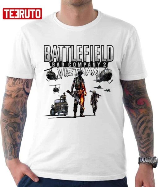 Bad Company 2 Bfbc2 Battlefield Vietnam Tee Shirt