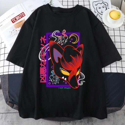 Baneful Fox Pokemon Japanese Tee shirt