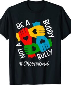 Be A Buddy Not A Bully Unity Day Anti Bullying Orange Kids Tee Shirt
