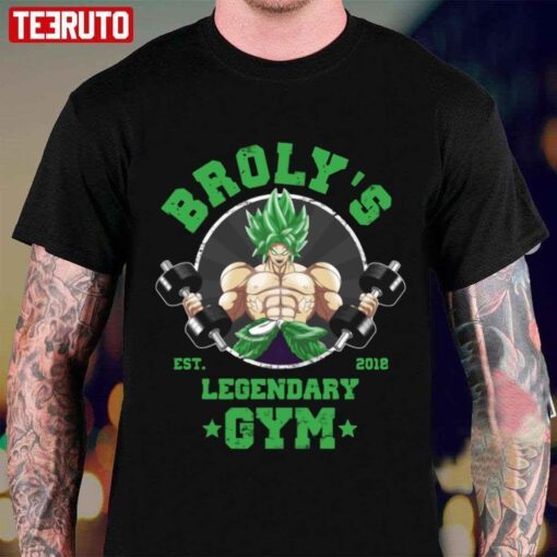 Be Healthy Dont Be A Virus Broly’s Legendary Gym Dragon Ball T-shirt