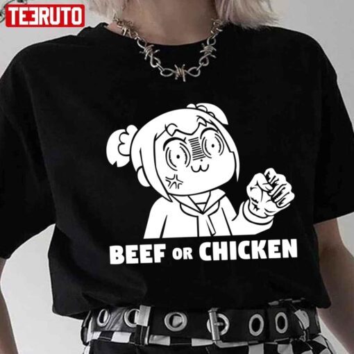 Beef Or Chicken Popuko Pop Team Epic Tee shirt