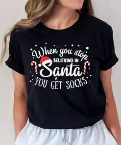 Believe In Santa Christmas T-Shirt