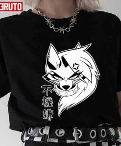 Black N White Helluva Boss Loona Art Tee shirt