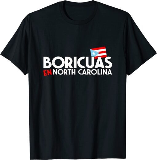 Boricuas en NC Logo Tee ShirtBoricuas en NC Logo Tee Shirt